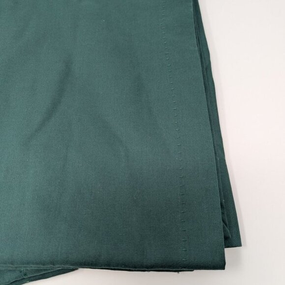 JCPenney Solid Emerald Evergreen Set of 2 Curtain Panels Drapes Drapery 64" Long - Picture 2 of 2